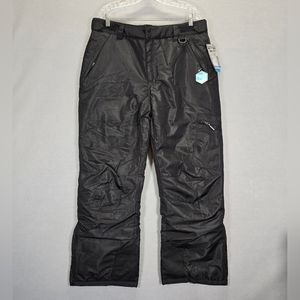 AQ Explore The Unknown Dark Gray Size L Bib Snow Overalls Winter Skiing Active